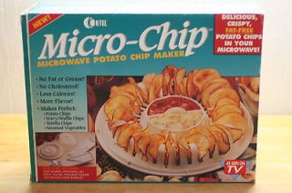 Tel Micro Chip Microwave Potato Chip Maker Delicious Crispy FAT FREE