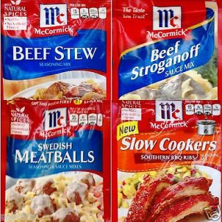 MCCORMICK SEASONING SPICE & SAUCE MIX ( 3 PACK ) ~ 20 FLAVOR CHOICES