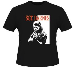 Platoon Barnes War Movie T Shirt
