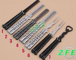 Syle Knife training Comb knife Trainer Tool No Edg Choose No