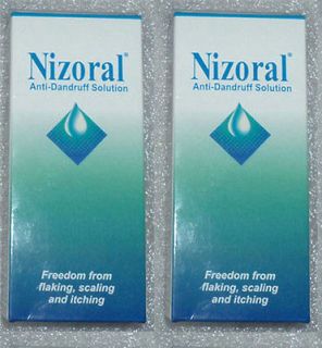 Lot of 2 Bottles Nizoral A D Anti dandruff shampoo   50 ml Each Free