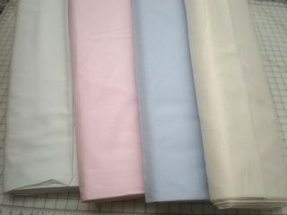 Victorian Batiste Fabric/100 % Cotton/White, Ivory, Pink, Blue