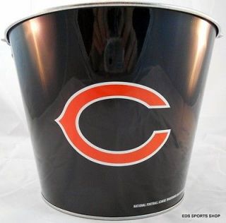Bears NFL Football Beer Ice Bucket Party Bar Drink Holder Tailgate