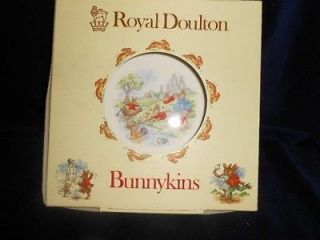Royal Doulton Bunnykins Baby Plate, Copyright 1936 in Box