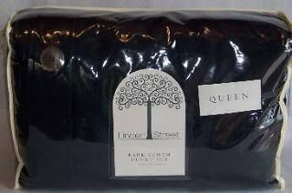 Queen Duvet Cover Set with Shams by Linden Street NAVY BLUE