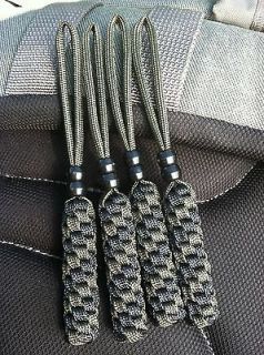 Newly listed (4) Paracord Knife Lanyards  FITS  Swamp Rat Knives   (4