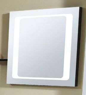 Bathroom Mirror with Integrated Lighting   Modern Bathroom Vanity