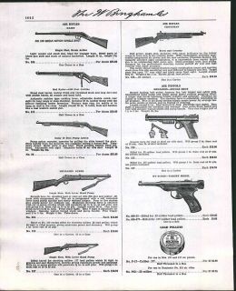 1950 ad Daisy Air Rifles BB Guns Red Ryder Carbine Pump Action