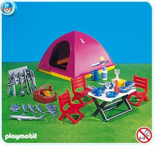 Playmobil 7260 Tent and Camping Accessories New / Sealed