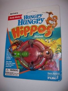 Basic Fun Hungry Hungry Hippos Mini Working Game Keychain MOC 2000
