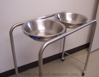 Blickman Stainless Steel Double Basin Solution Stand