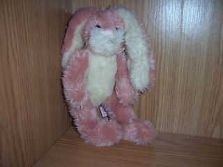 Beatrice Bunny Rabbit Russ Berrie Pink and White Item 4765