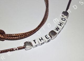POP & ROCK STARS inspired necklace or personalise with any wording or