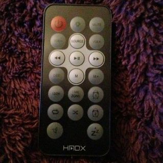 HMDX HX B322 Bedside Alarm Dock Remote Control