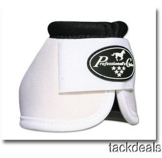 Professionals Choice White Large Ballistic Bell Overreach Boots Horse
