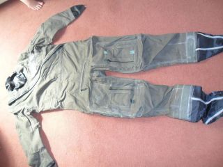 RAF Aircrew Mark 10 Immersion Dry Suit   Size 8 & 9 Bootlets USED