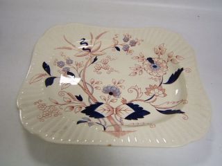 Booths England China Fresian Platter Ribbed A7102