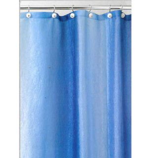 blue Shower Curtain Ombre Surf Blue by Interdesign