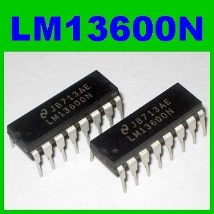 10pcs Dual OP AMPS LM13600 LM13600N ICS CHIPS