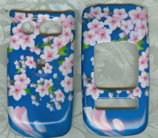 BLUE SPRING FLOWER PHONE COVER PANTECH P2000 BREEZE II 2 AT&T