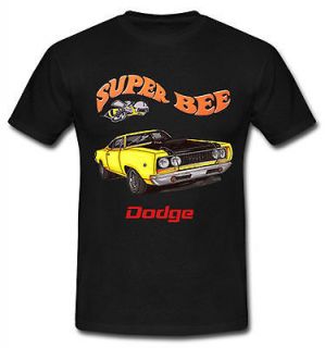 Super Bee Dodge Logo American Automobiles T shirt Size S   2XL