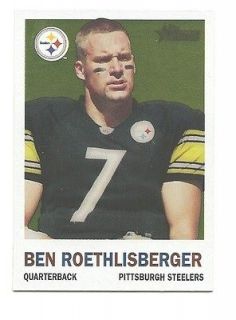 2005 Topps Heritage Ben Roethlisberger SP Foil Insert Pittsburgh