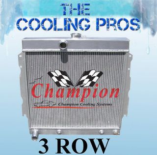 Wagon Champion Cooling Sys 3 Row Alum Radiator (Fits 1967 Belvedere