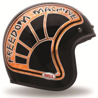 Bell Custom 500 Vintage Motorcycle Helmet Freedom Machine Medium