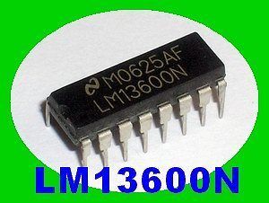 50pcs Dual OP AMPS LM13600 LM13600N ICS CHIPS