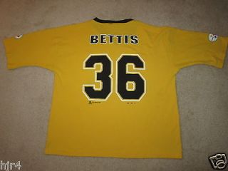 Jerome Bettis #36 Pittsburgh Steelers Yellow Black NFL Jersey XL