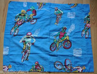 lot of 2 vintage BMX BIKE / Biking PILLOWCASE