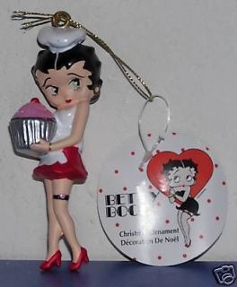 Betty Boop CUPCAKE (ORNAMENT) BRAND NEW & RESIN NOT PLASTIC OR RUBBER