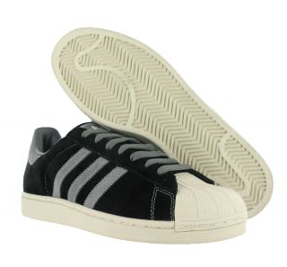 Adidas Superstar Ii Mens Shoe Black/gray/bei ge Sz 12