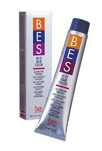 BES HI FI PERMANENT HAIR COLOUR 100ml Tubes.   Shade Numbers 1 to 6