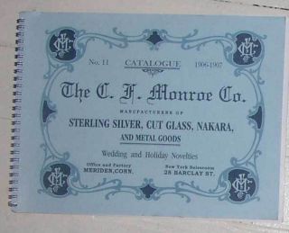 Monroe Catalogue 11 Cut Glass, Nakara Wavecrest new
