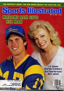 1982 Sports Illustrated Si BERT JONES GEORGIA FRONTIERE Rams NFL