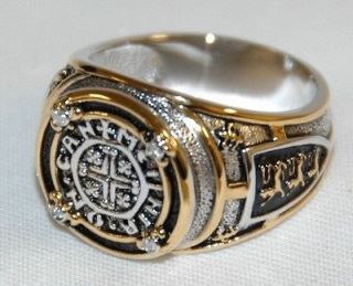 FRANKLIN MINT  Kings Ransom Diamond Mens Ring   Size 14