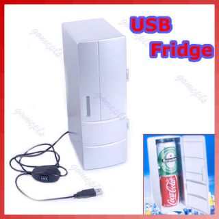Mini USB PC Fridge Refrigerator Beverage Drink Can Cooler/Warmer