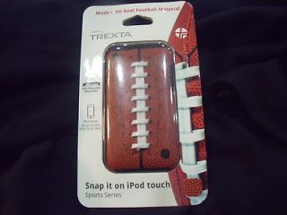 Real Leather Snap On Football Case & Screen Protector iPod Touch 4