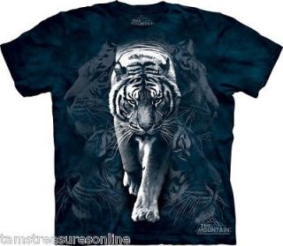 The Mountain Youth Big Cats Collection T Shirts #Y 3031 White Tiger
