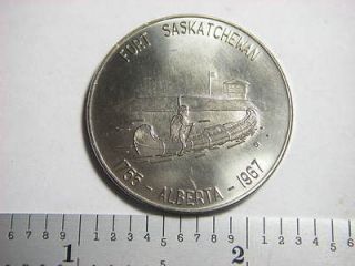 Fort Saskatchewan, AB / Canada Centennial medal 1867 1967