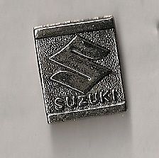 Vintage Suzuki Logo Motorcycle Pin