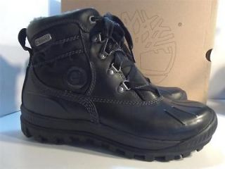 TIMBERLAND Chukka Duck Mt Holly Black Leather EarthKeeper Women Boots