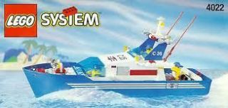 Lego 4022 Sea Cutter Town Coast Guard Boat