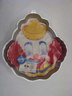 Clown, Girl and Nurse Birthday Cake Pan #2105 802 with instructions