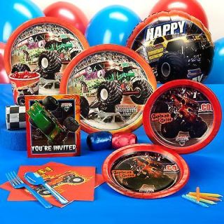 monster jam birthday party supplies