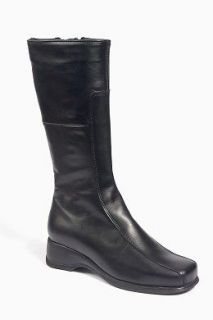 La Canadienne Blanche Womens Black Leather Boots