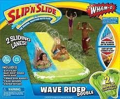 NEW Slip N Slide Double WAVE Rider 2 Boards POOL Waterpark OUTDOOR