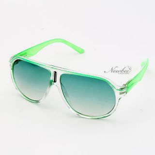 Pair Neon Bright Summer Color Sunglasses Colored Lenses Spring