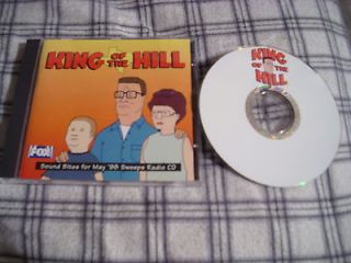 ONLY King Of The Hill SOUND BITES CD May 1998 FOX Dale Earnhardt Sr